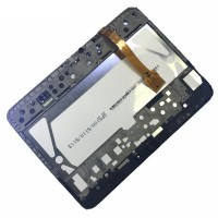 LCD assembly with frame For Samsung Galaxy Tab 3 10.1 P5200 P5210 ( used , good condition)